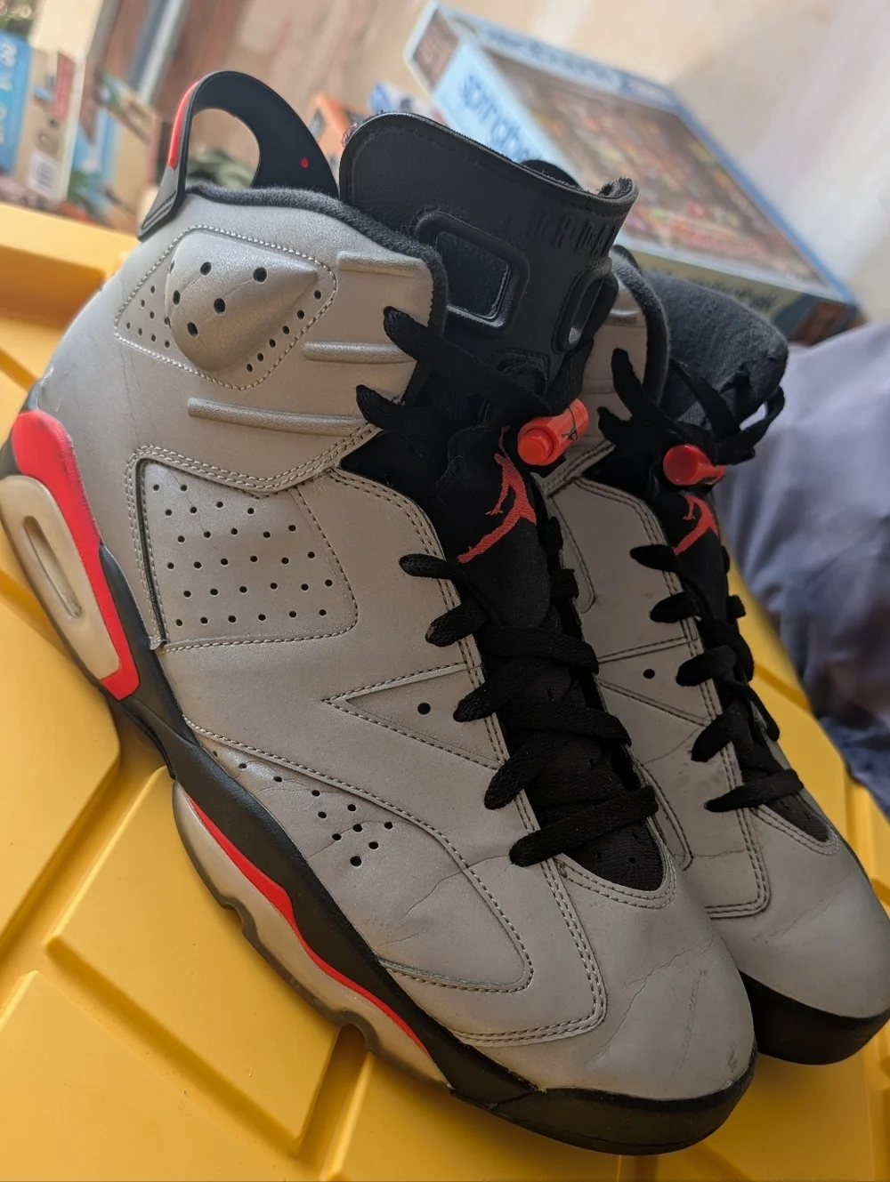 Air Jordan 6 Retro SP 'Reflections of a Champion' - Silver/Infrared/Black - Picture 3 of 7